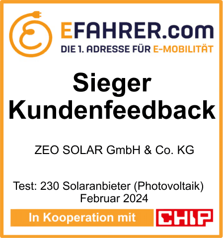 E-FAHRER Sieger Kundenfeedback